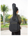 Black Full Size Padded Protective Classical Acoustic Guitar Back Bag Carry Case