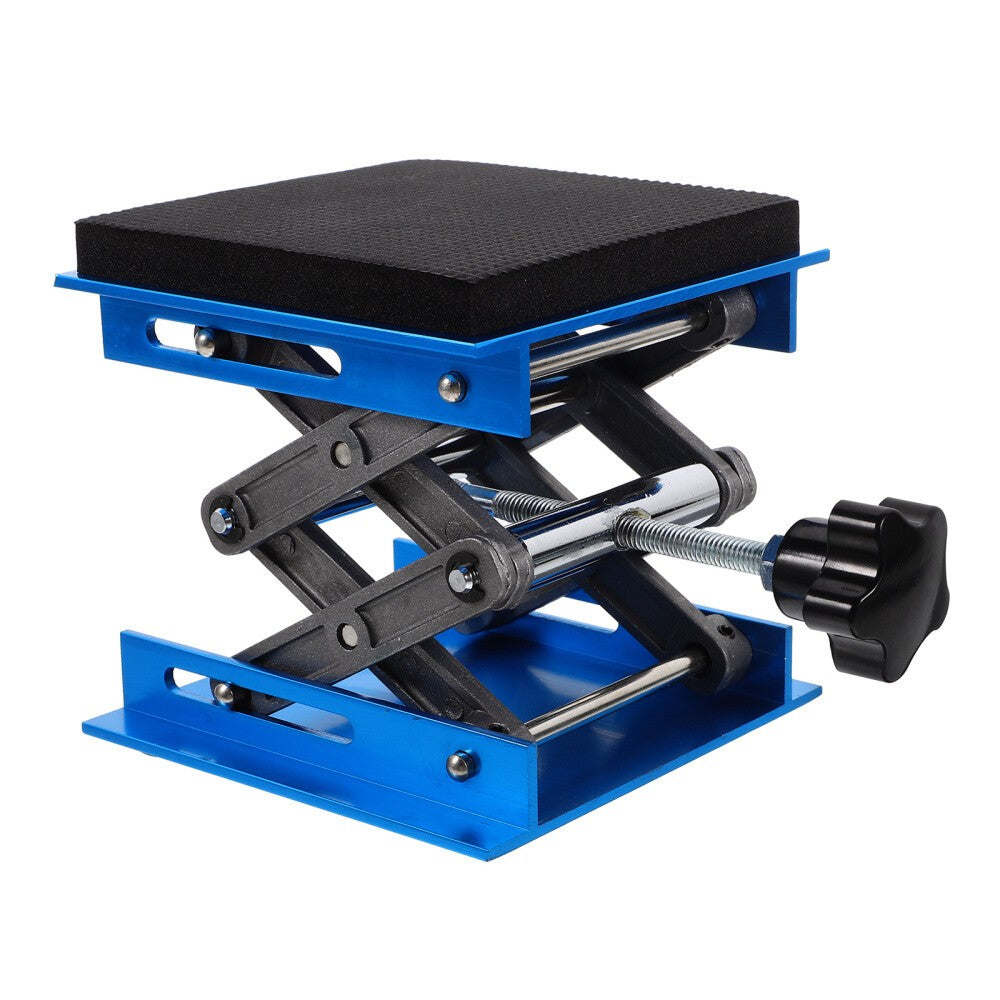New Lifting Table Aluminum Bracket Lab Jack Hand Held Height Adjustable