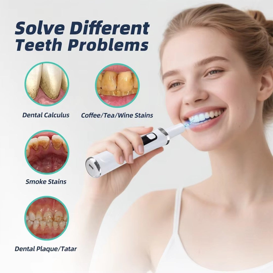 Ultrasonic Tooth Cleaner Electric Dental Scaler Tartar Plaque Calculus Remover