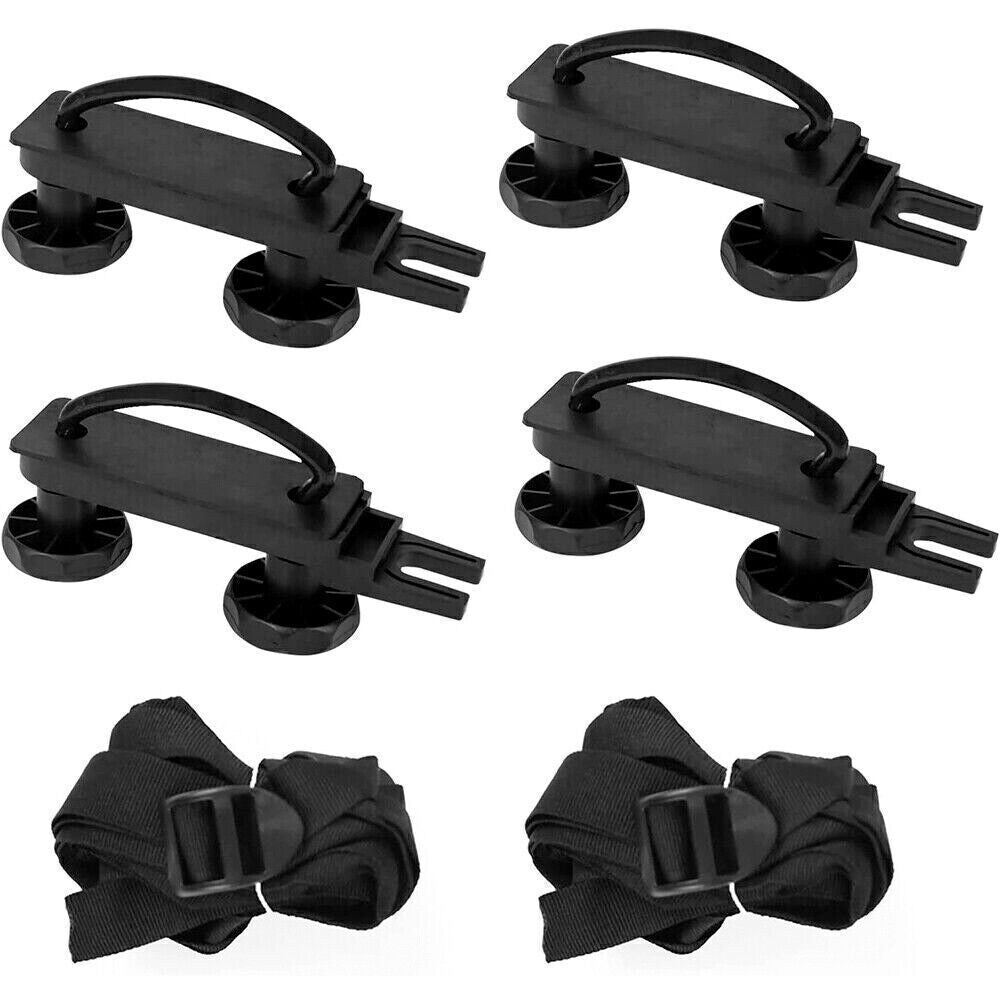 Stainless Steel Universal Roof Box Car Van Mounting Fitting Kit U-Bolts Clamp UK