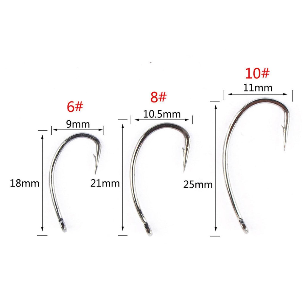 307X Carp Fishing Accessories Kit Tackle Box Set Jig-Hooks Swivels Lead Clips UK