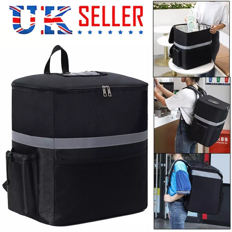 35L Extra Large Insulated Food Delivery Bags Thermal Backpack Deliver Uber UK