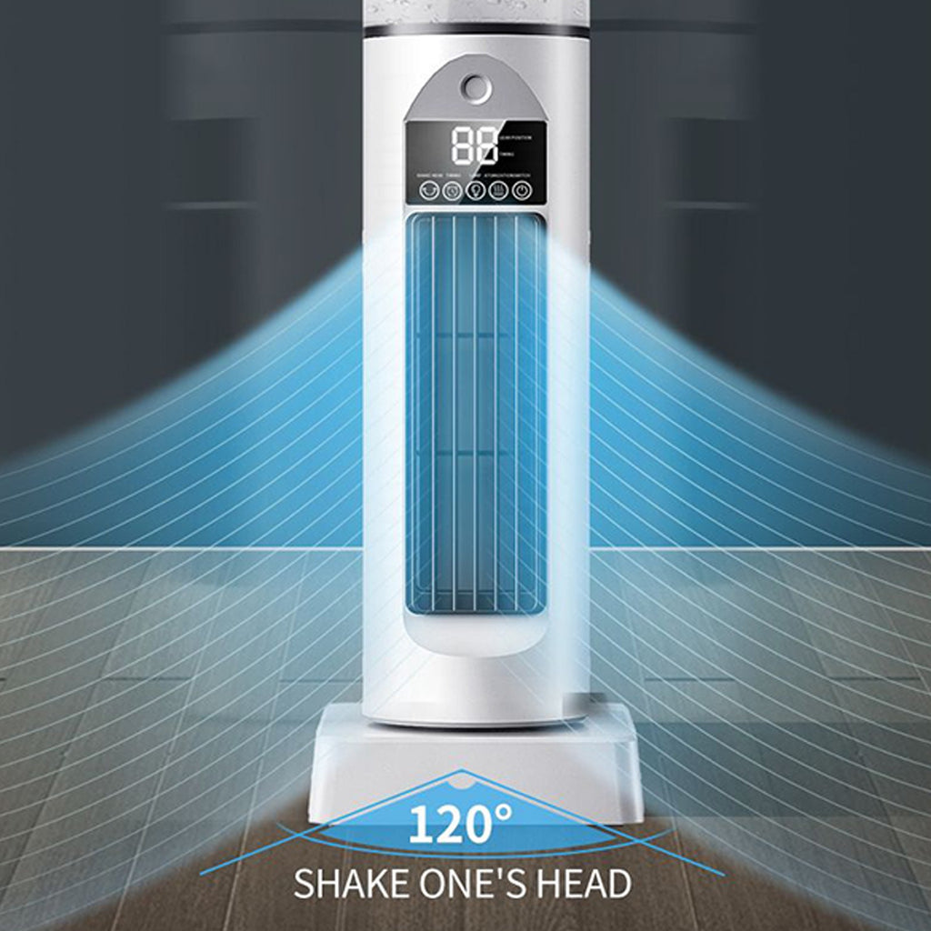 Portable Air Conditioner Tower Fan Standing Bladeless Quiet Cooler 6 Speeds