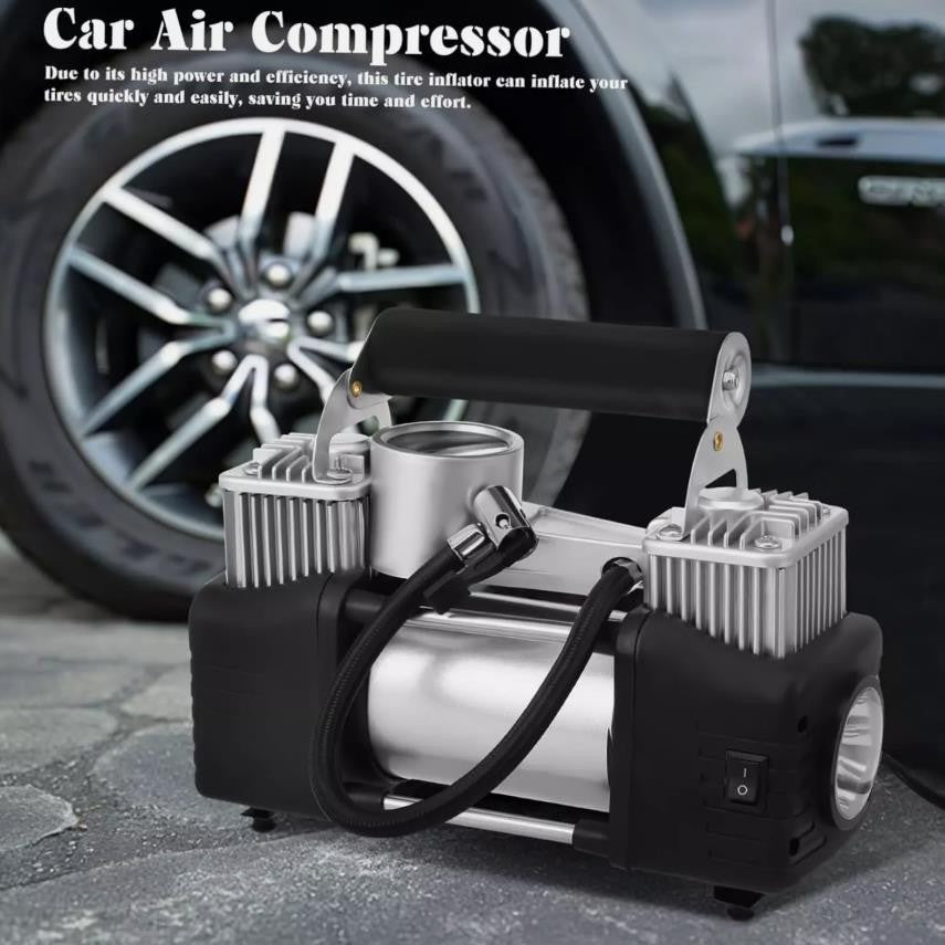 12V Heavy Duty  Electric Car Tyre Inflator 150PSI Portable Air Compressor Pump