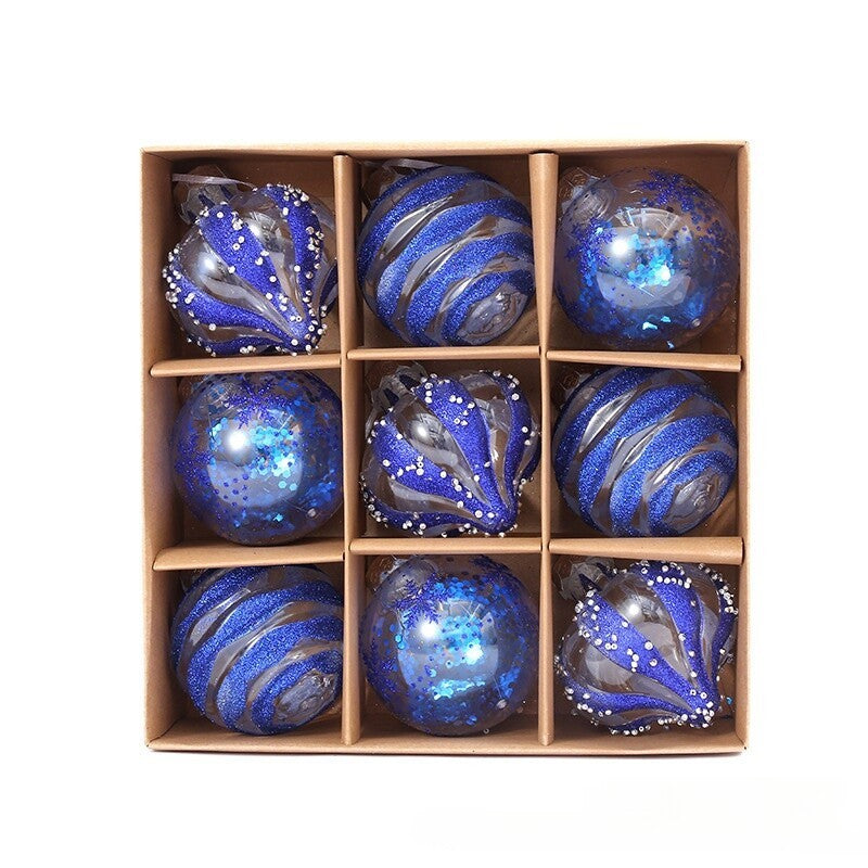 9pcs Christmas Tree Balls Baubles Hanging Ornament Party Xmas Tree Decoration