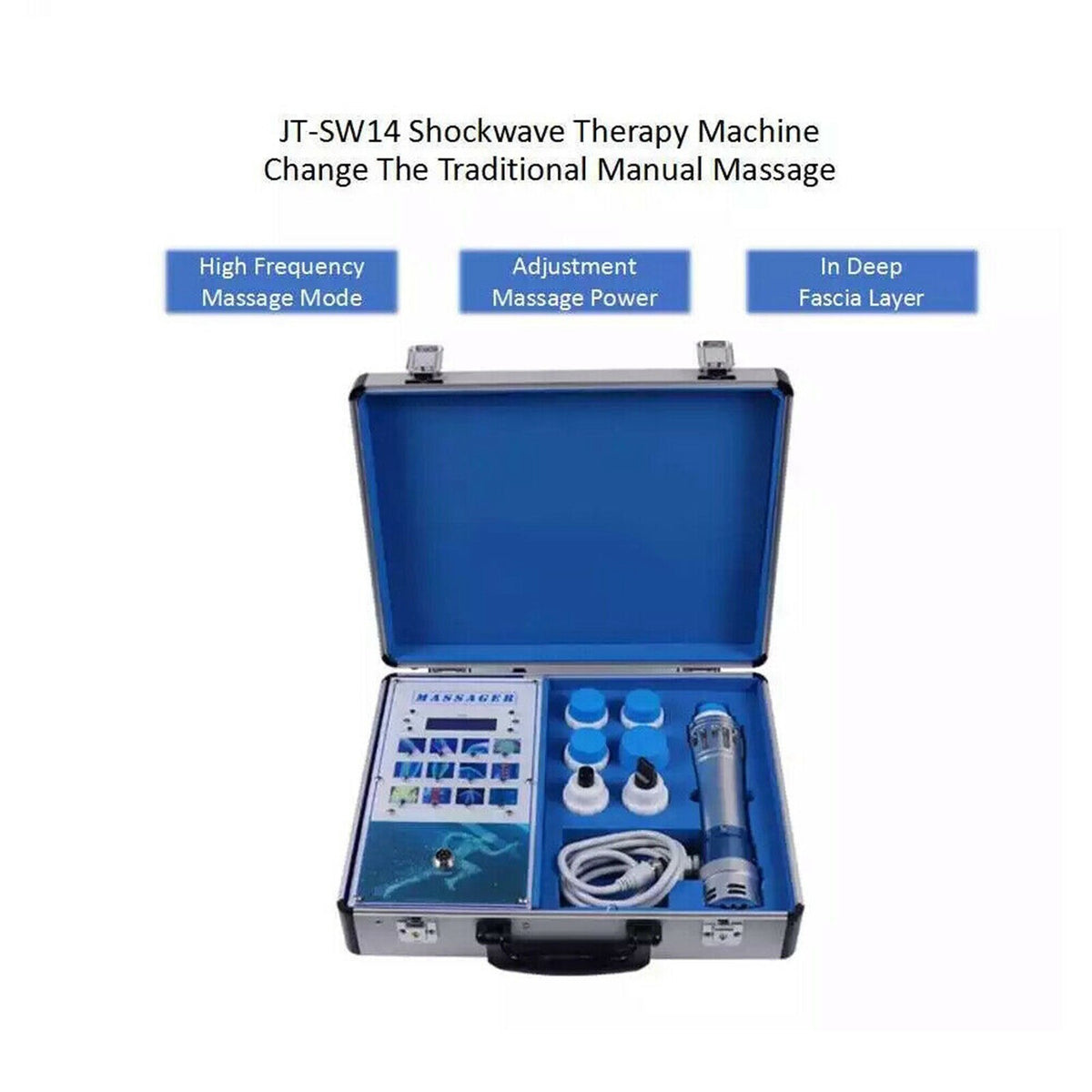 Touch Screen Shockwave Therapy Machine For Muscle Pain Removal & ED Treatment UK
