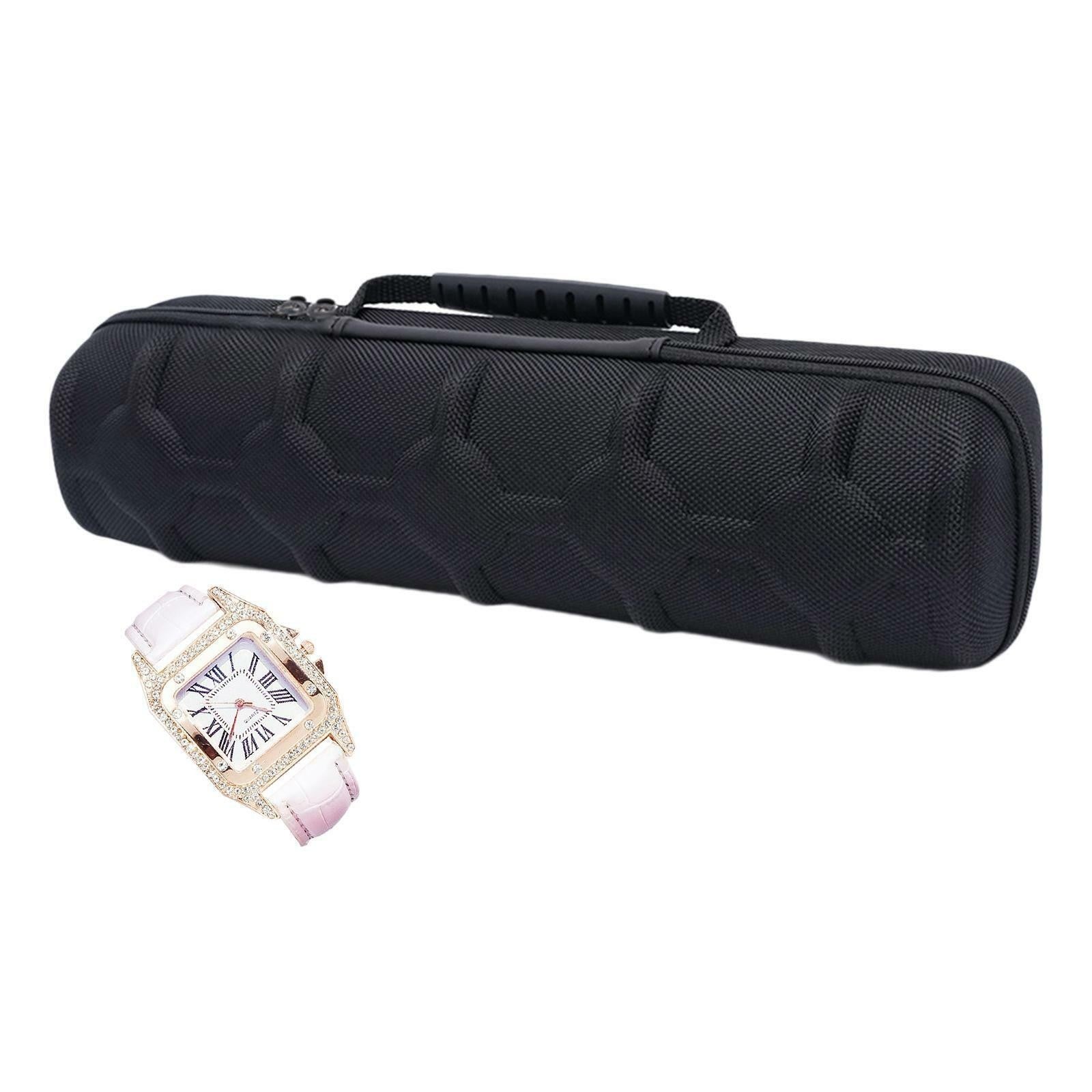 Watch Roll Travel Case Storage Organizer 5 Slots Watch Box for Men & Women