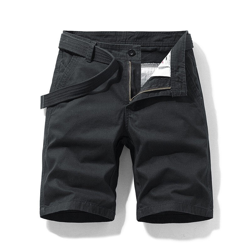 Mens Chino Shorts Casual Slim Fit Stretch Classic Relaxed Golf Summer Half Pants