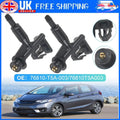 2Pcs Front Windshield Wiper Washer Jet Nozzles For Honda Fit Jazz 76810-T5A-003