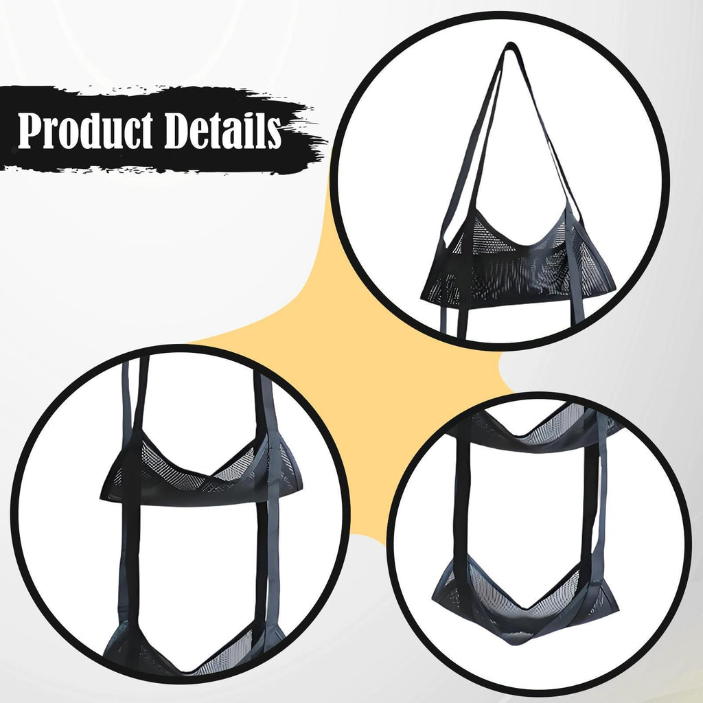 Sports Ball Storage Net for Garage Vertical Sports Equipment Organizer Mesh Bag