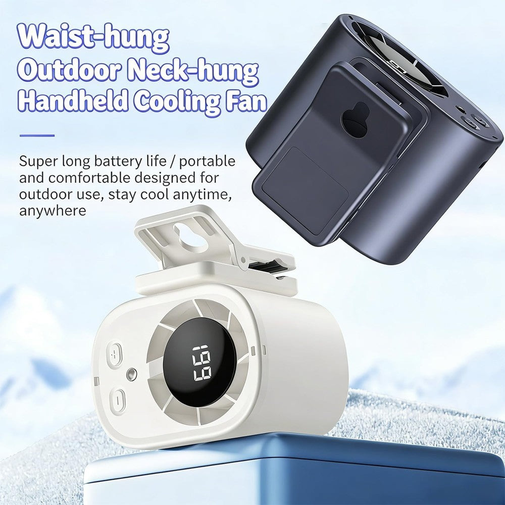 USB Rechargeable Clip on Portable Desk Fans 360 Rotation for Car Camping