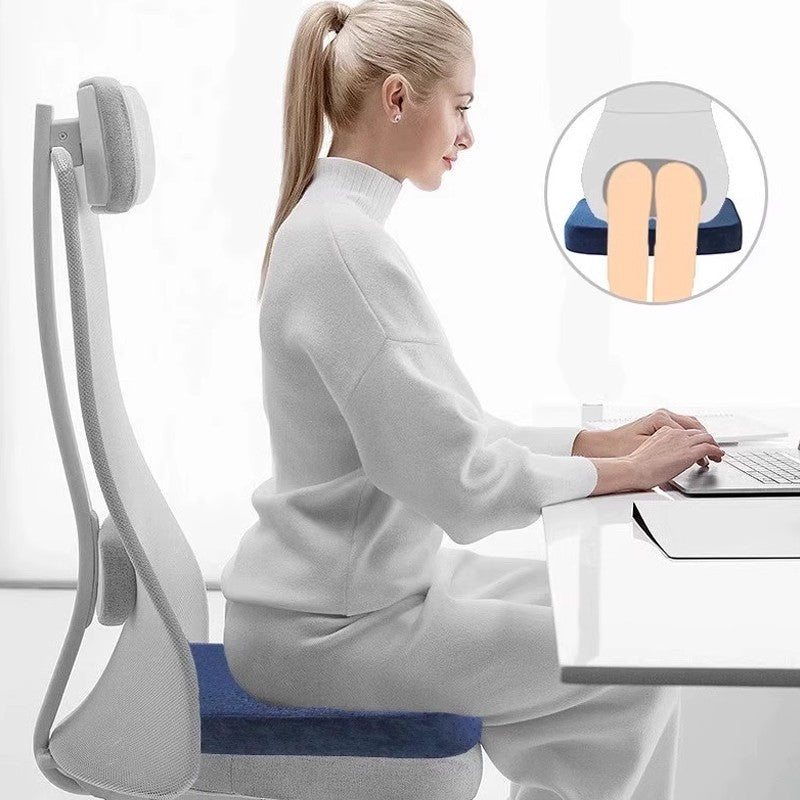 Memory Foam Seat Cushion Coccyx Support Orthopedic Pillow Chair Pad Office/Home