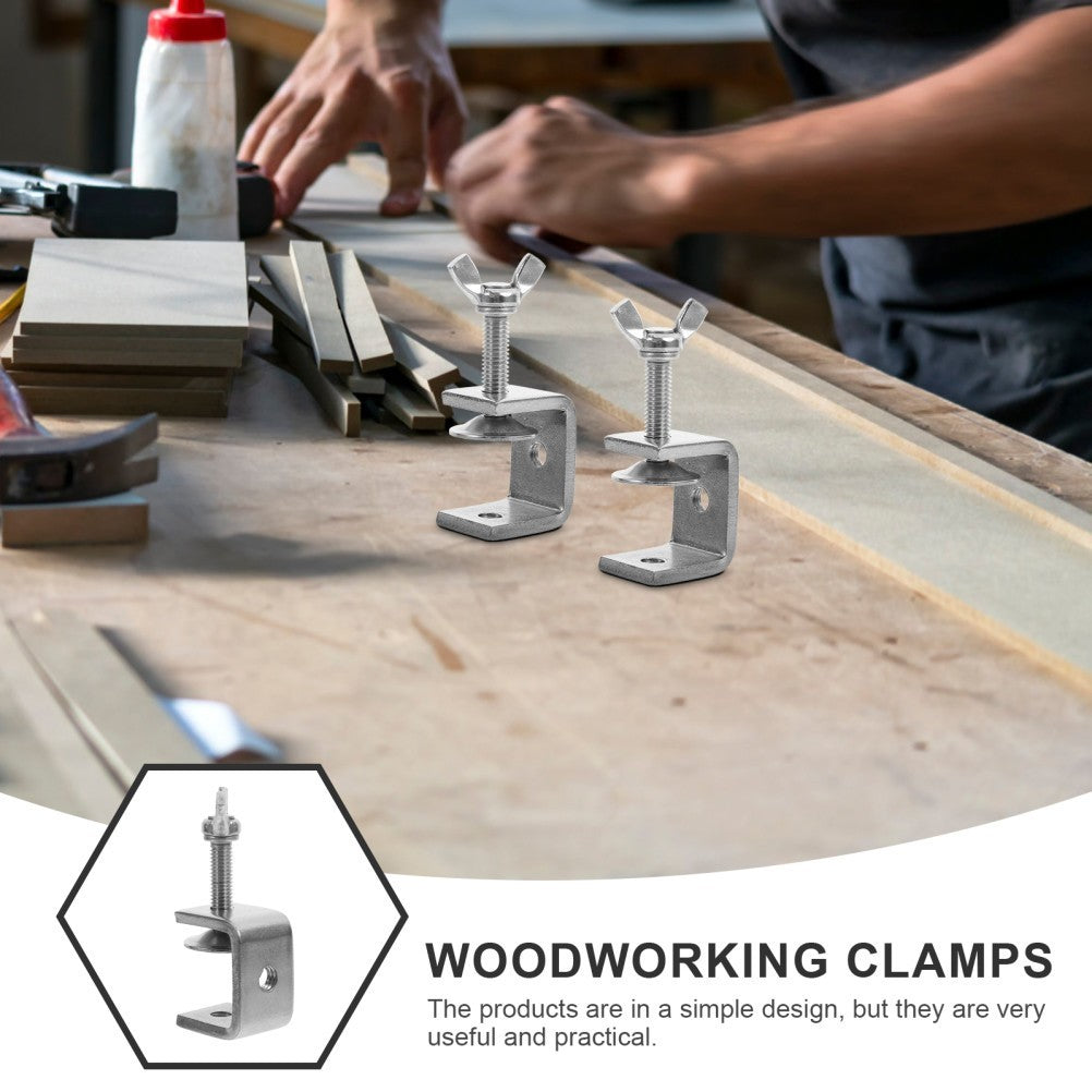 2pcs -clamp Heavy-duty Woodworking Clamp High Strength C Clamps For