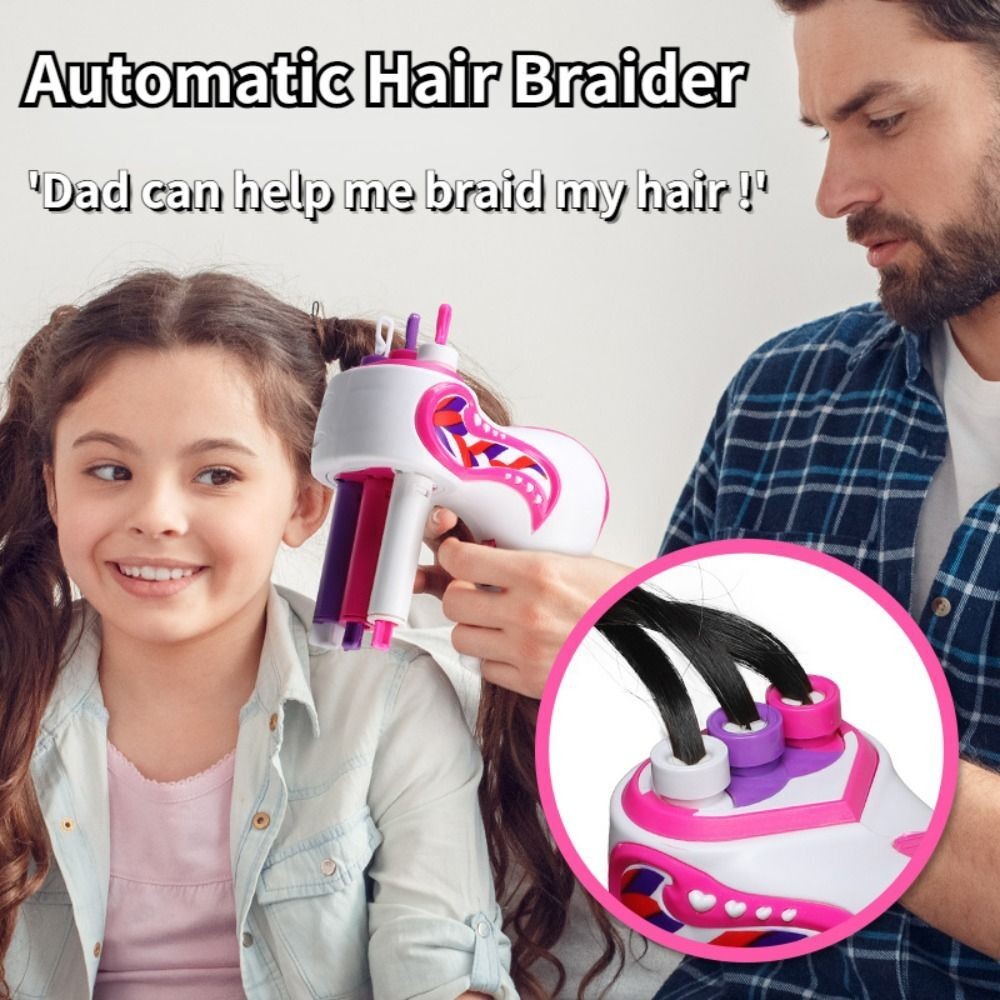 Automatic Hair Braider Styling Tools Smart Quick Easy DIY Electric Braid Machin.