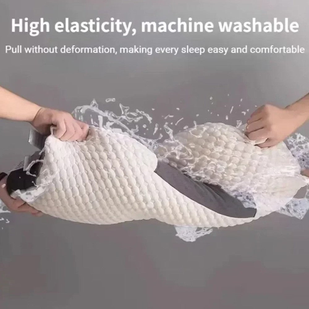 Soft Neck Pillow, Breathable Skin-Friendly, All-Season Ergonomic Contour