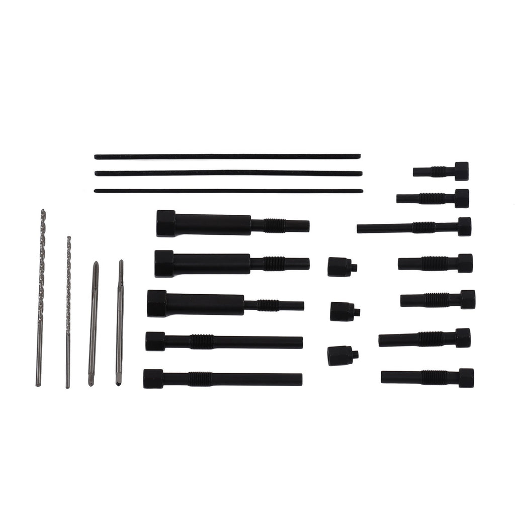 22Pcs Glow Plug Remover Extraction Tool Set with Storage Box for Engine Repair