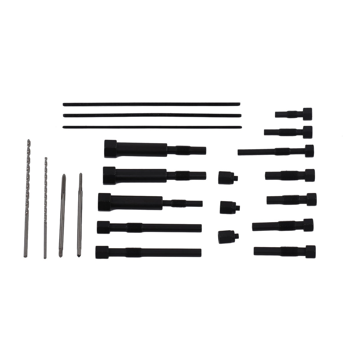 22Pcs Glow Plug Remover Extraction Tool Set with Storage Box for Engine Repair