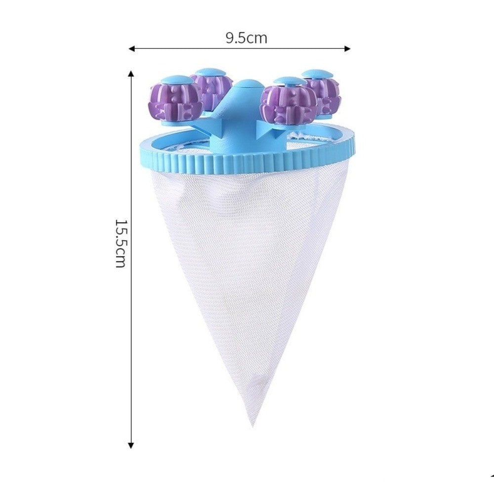 3pcs Reusable Laundry Pet Hair Catcher Lint Catcher  for Clothes Color Random