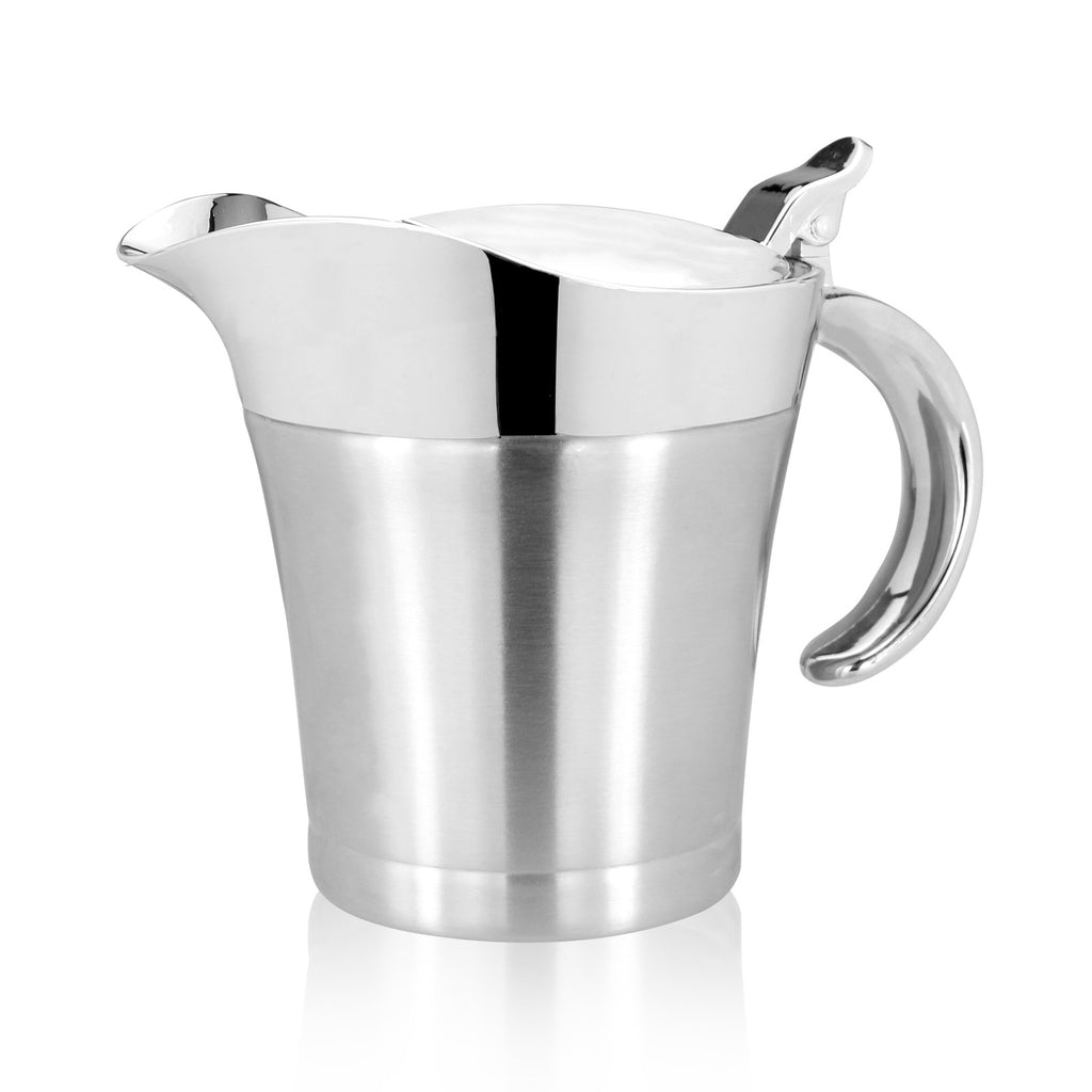 Stainless Steel Gravy Boat  500ml Double Insulated Jug Food Flask Tool