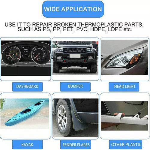 Hot Stapler Plastic Welder Gun Car Bumper Fender Repair Welding Kit with Staples