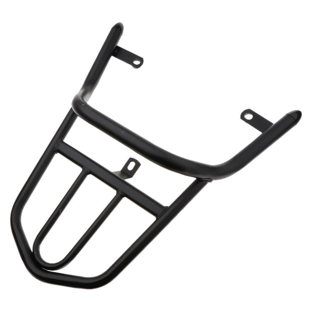Rear Luggage Carrier Rack for , Metal Motorcycle Accessories Black