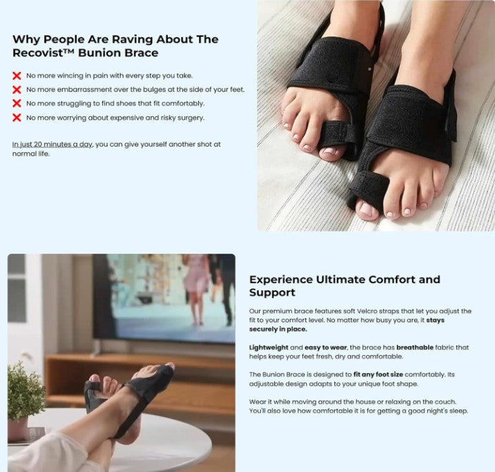 Bunion Brace for Women & Men,Bunion Corrector Big Toe Straightener