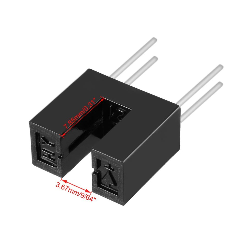 10 Pcs 9/64" Slot PCB Photo Interrupter Slotted Optical Sensor Switch HY301-21