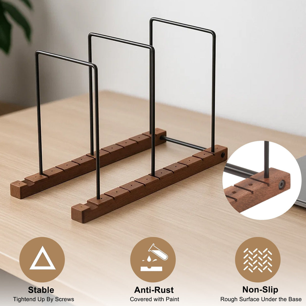 Record Storage Holder 50 Album Holder Display Stand Metal Rack for Albums Audio