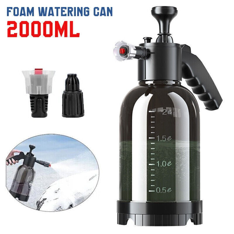 2L Car Wash Foam Sprayer Hand Held Pump Wash Spray Bottle Snow Foam Detailing