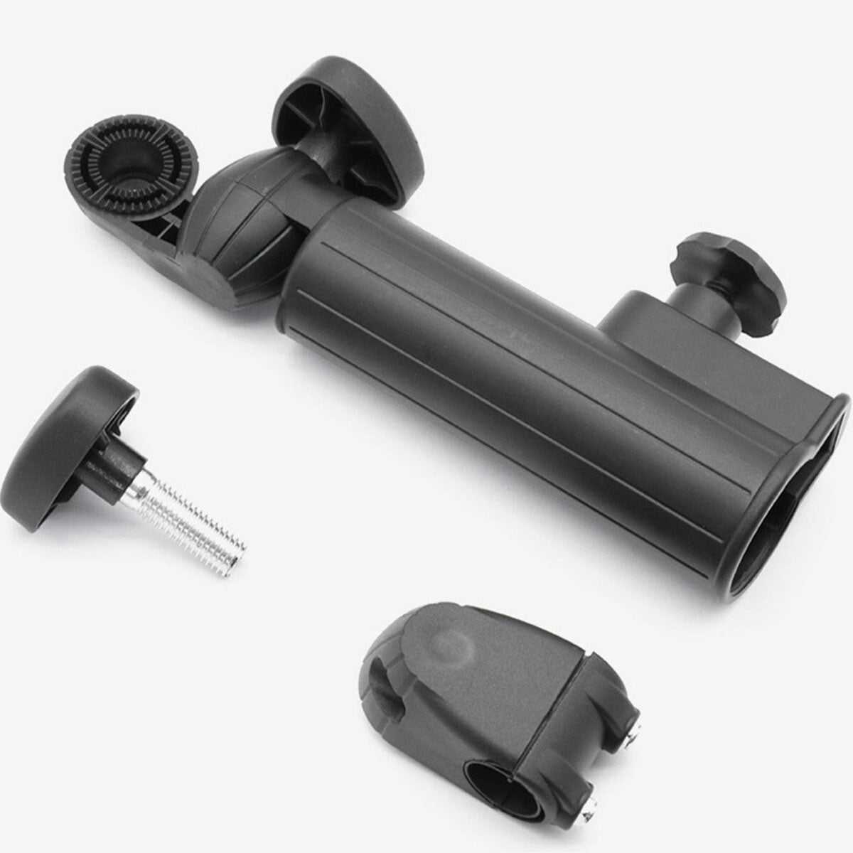 1X Golf Umbrella Holder Accessory Station for Motocaddy Powakaddy Black