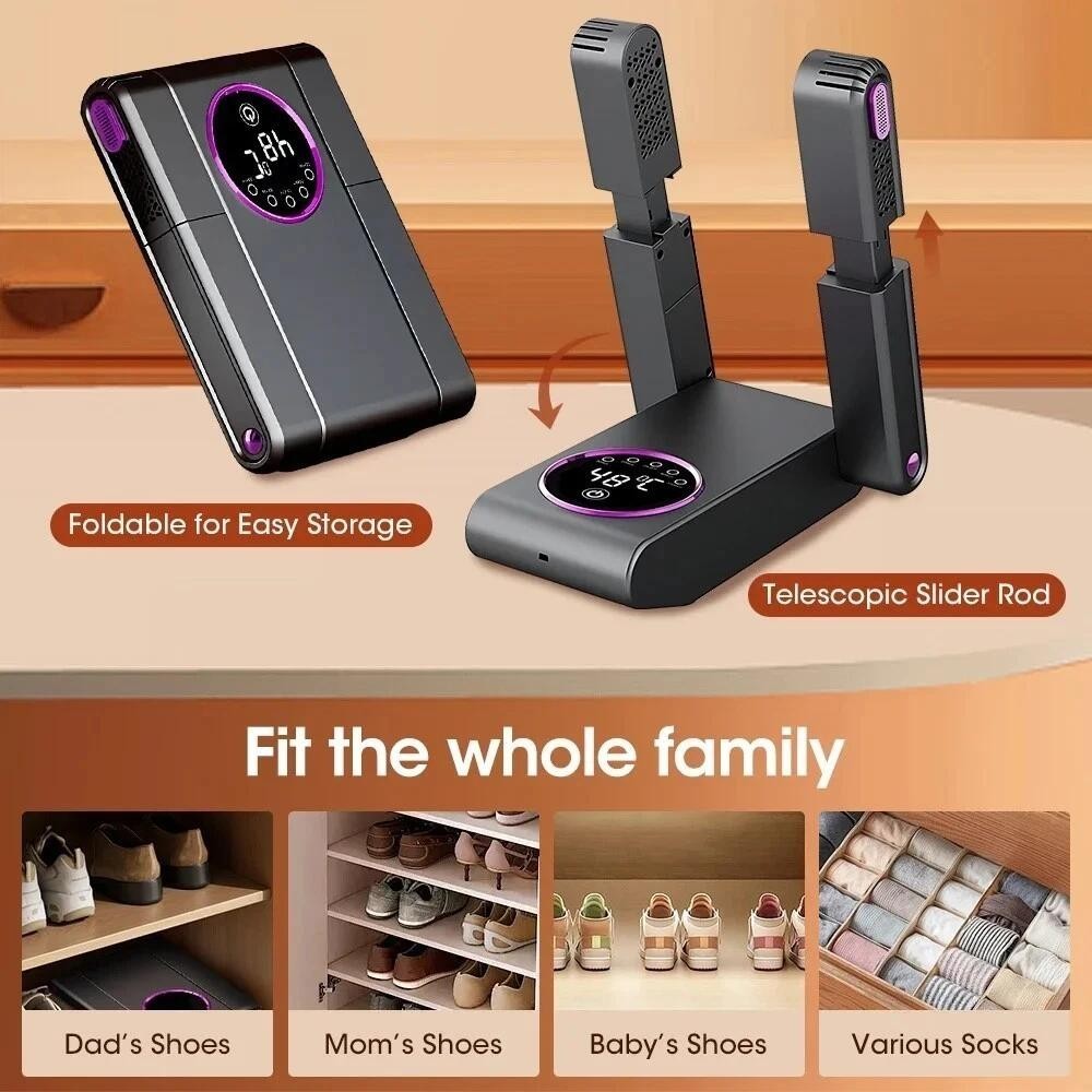Electric Shoe Boot Dryer with UV Sterilization Fast Drying Odour Eliminating