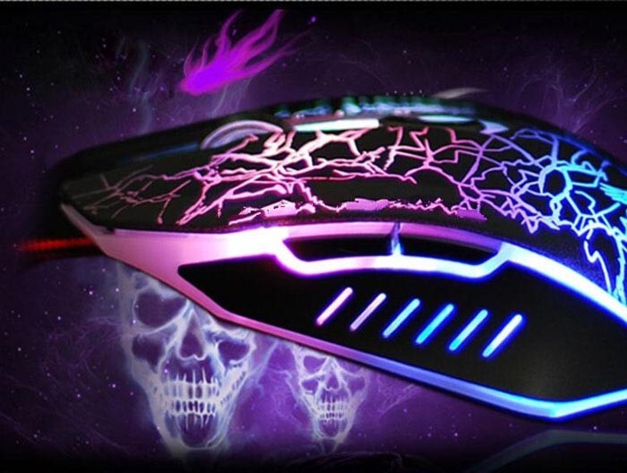 USB Wired Adjustable 3600 DPI High Performance RGB Backlit PC Gaming Mouse UK