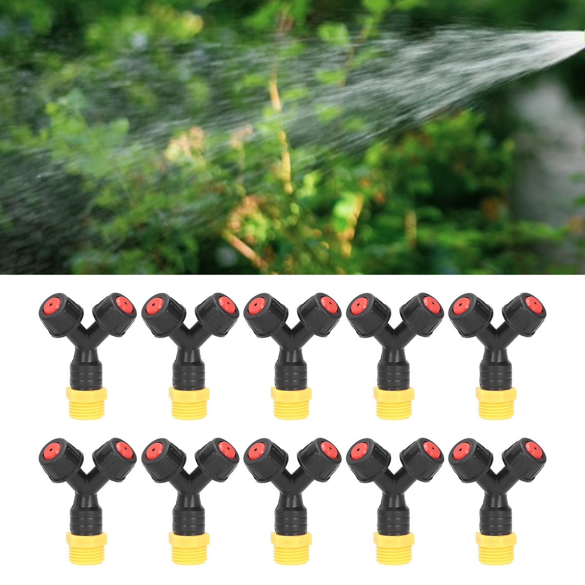 10Pcs Misting Nozzle G1/2 Male Thread Agriculture Garden Irrigation Sprayer AM