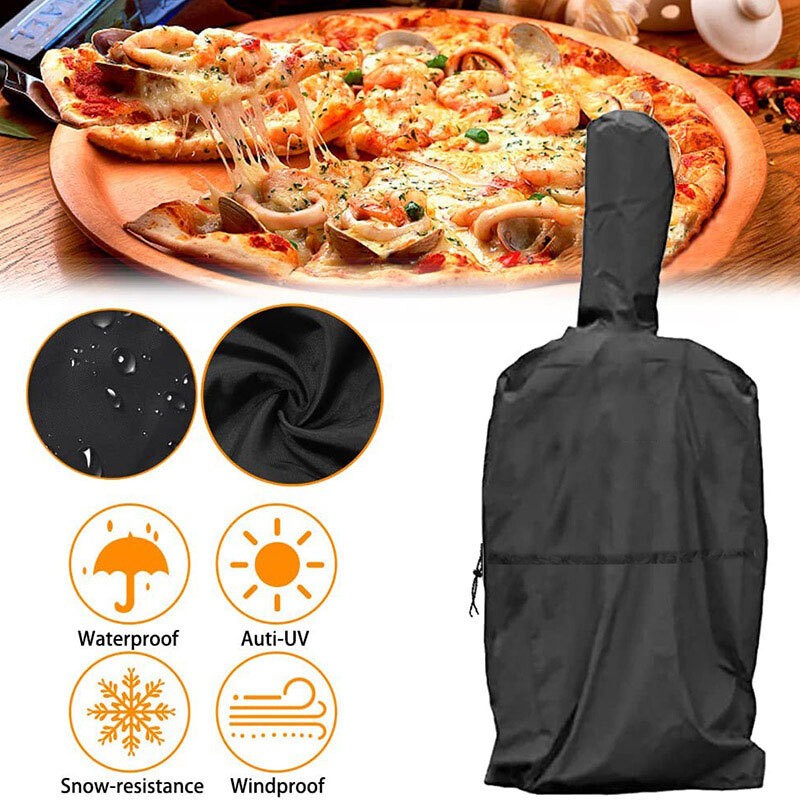 Heavy-Duty Outdoor Pizza Oven Cover Bread Oven BBQ Rain Dust Protector-Cover UK