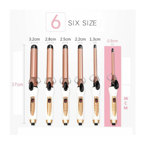Automatic Rotating Hair Curler Wand 9mm Waver Curling Tongs Iron Ceramic Barrel