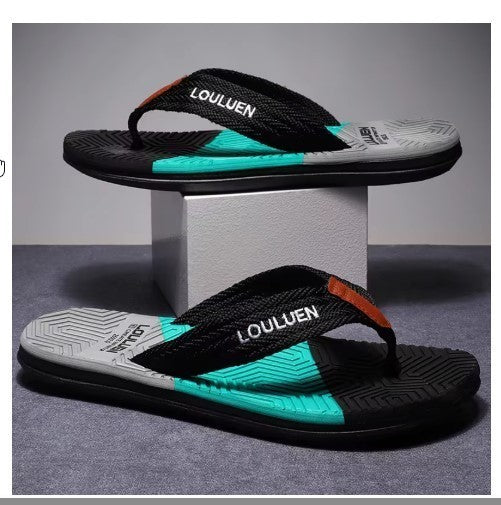 Mens Classic Flat Slip On Flip Flops Summer Beach Casual Holiday High Quality UK