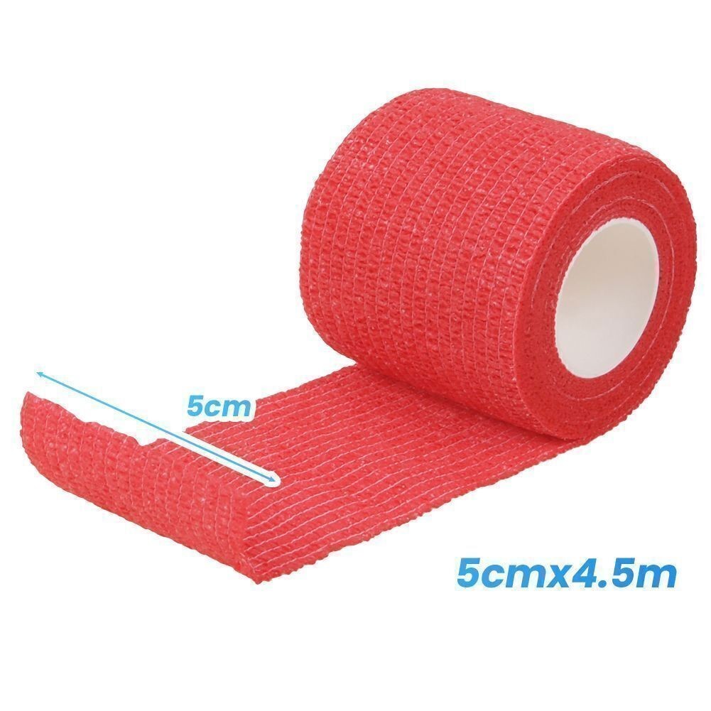 Pets Vet Wrap Self-Adhesive Elastic Cohesive Dog Bandage Injury Wrap Tape Wrist