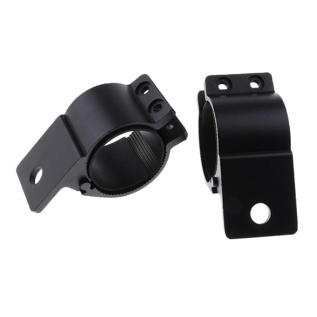 2x 60-65mm Tube Bull Roll Bar Antenna Spot Light Mount Bracket black UK