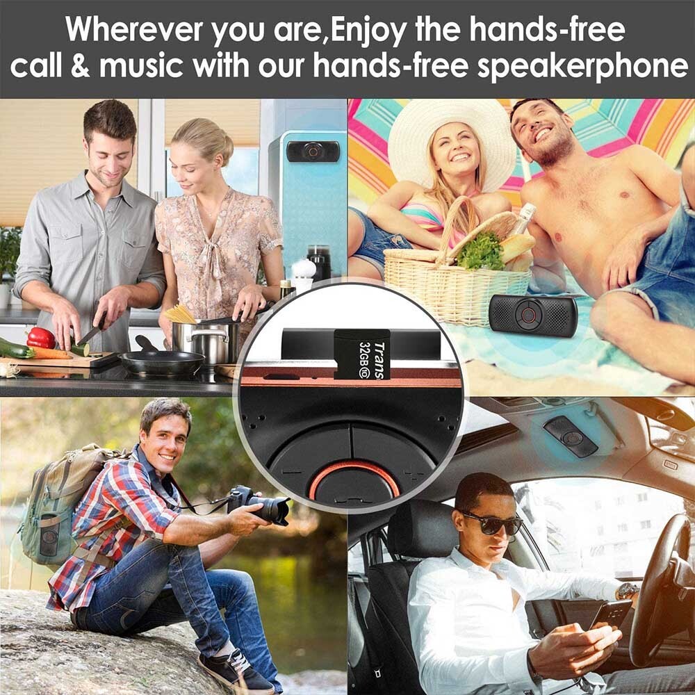 Car Bluetooth Speaker Bluetooth in Car Speakerphone for Handsfree Talking