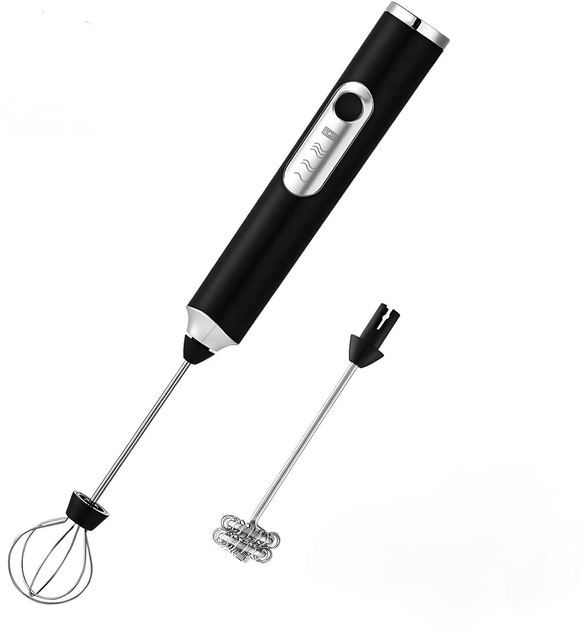 Rechargeable Electric Milk Coffee Frother Whisk Egg Beater Handheld Frappe Mixer