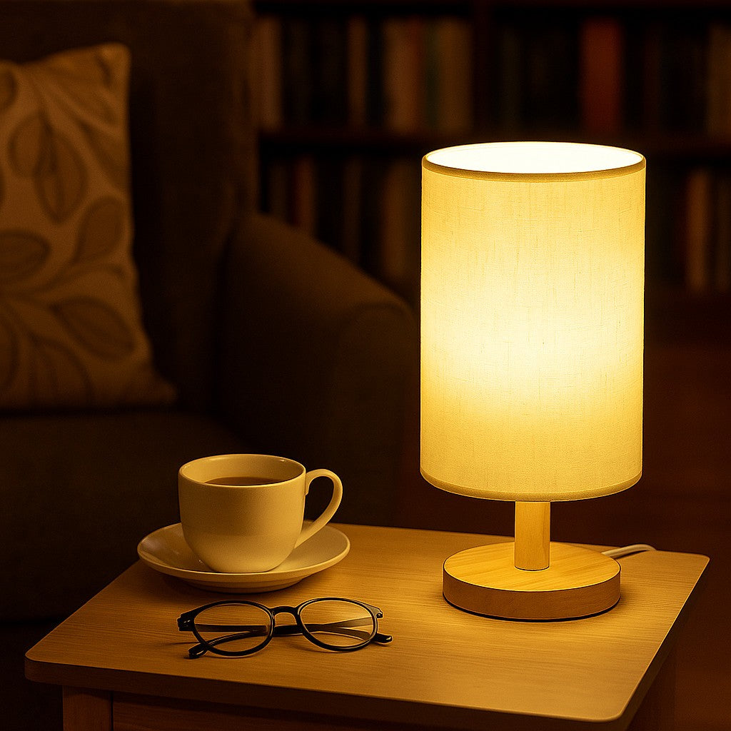 Modern Bedside Table Lamp LED Night Light | Small Desk Lamp for Bedroom Living R