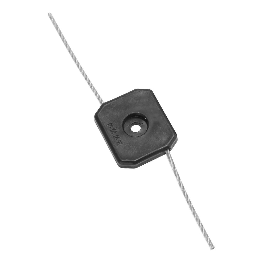 Steel Wire Trimmer Head, 5pcs 150mm Trimmer Line Grass Cutting Head Solid Black