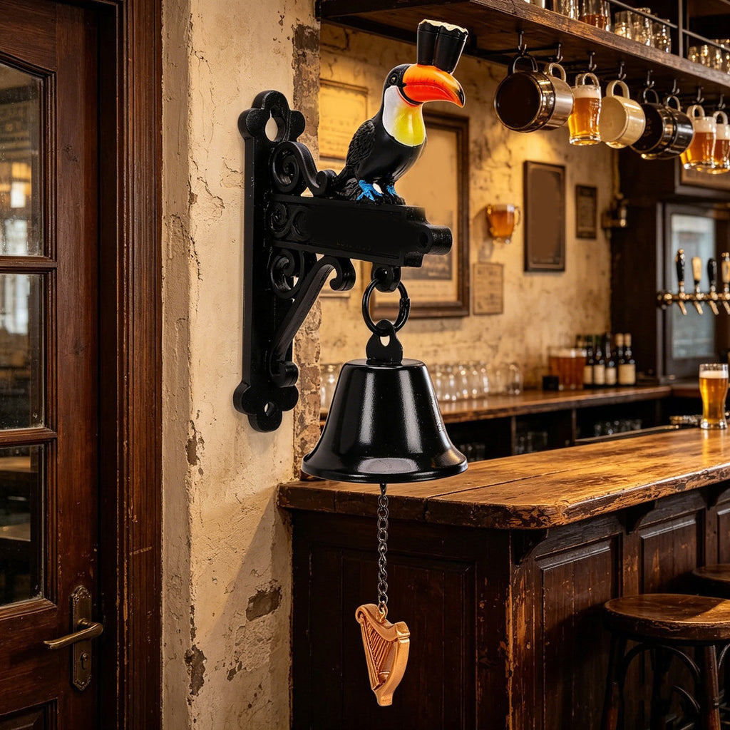 Guinness Beer Doorbell Wall-Mounted Bell 1759 Antique Collector'S Wall Clock.