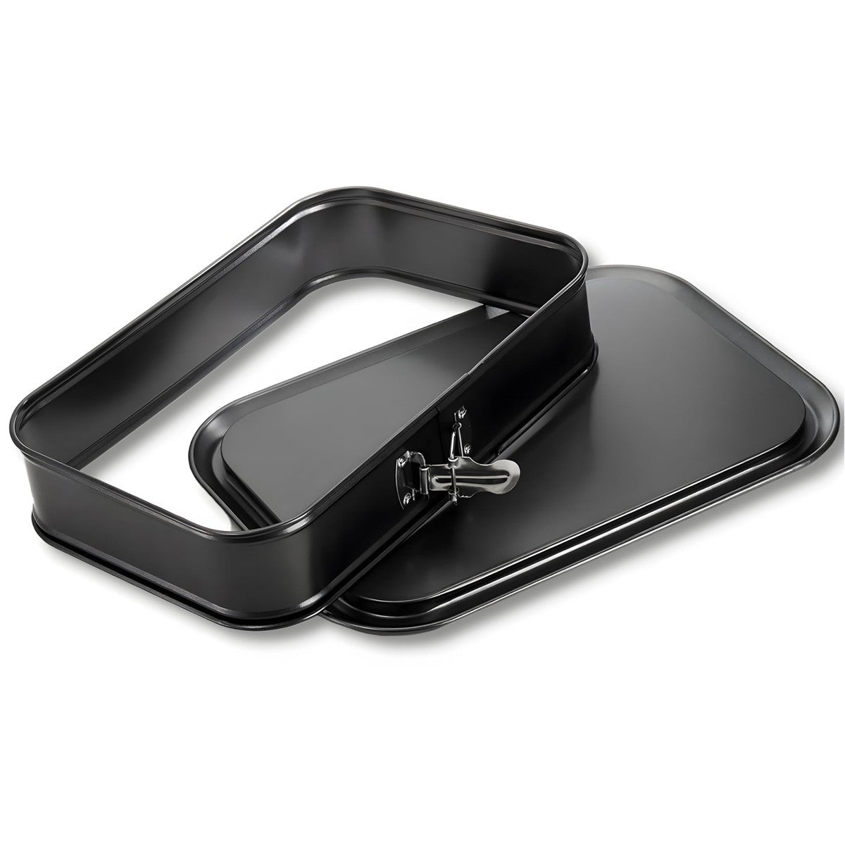 Cake Tin 39 x 28 cm Rectangular Non Stick Spring Form Baking Bake Tray Bakeware