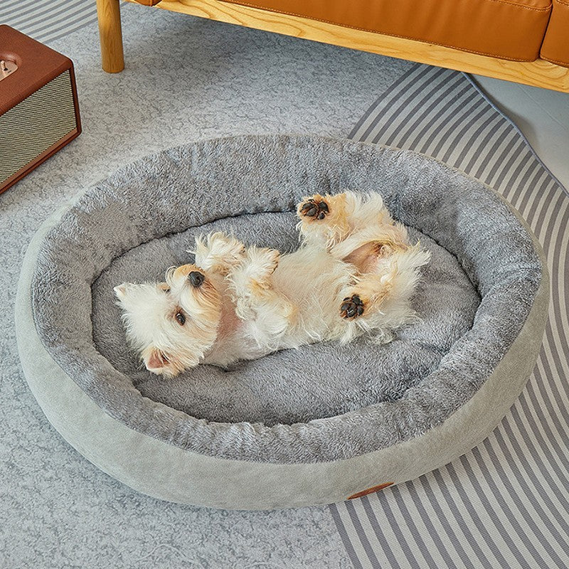 Pet Dog Bed Cat Beds Luxury Soft Washable Puppy Cushion Warm Pet Basket-S M L XL