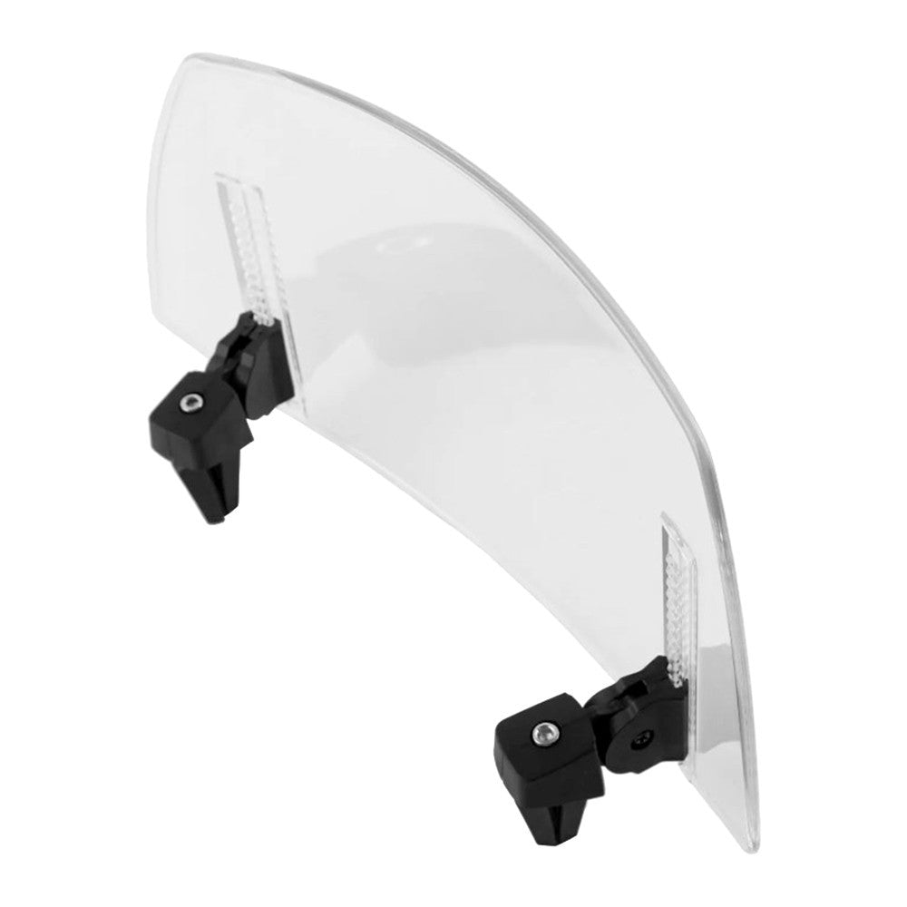Motorcycle Motorbike Clip On Windshield Wind Screen Deflector Extension Spoiler