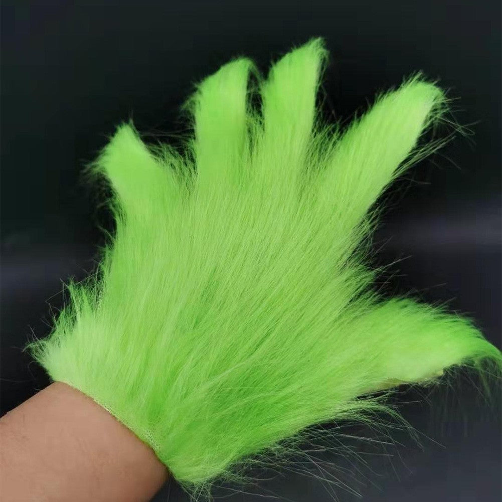 The Grinch Full Head Latex Mask Xmas Hat Monster Adult Costume Christmas Cosplay