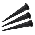 3pcs Floodlight Ground Stake 1.38x6.30Inch Spikes for LED Flood Light Aluminum