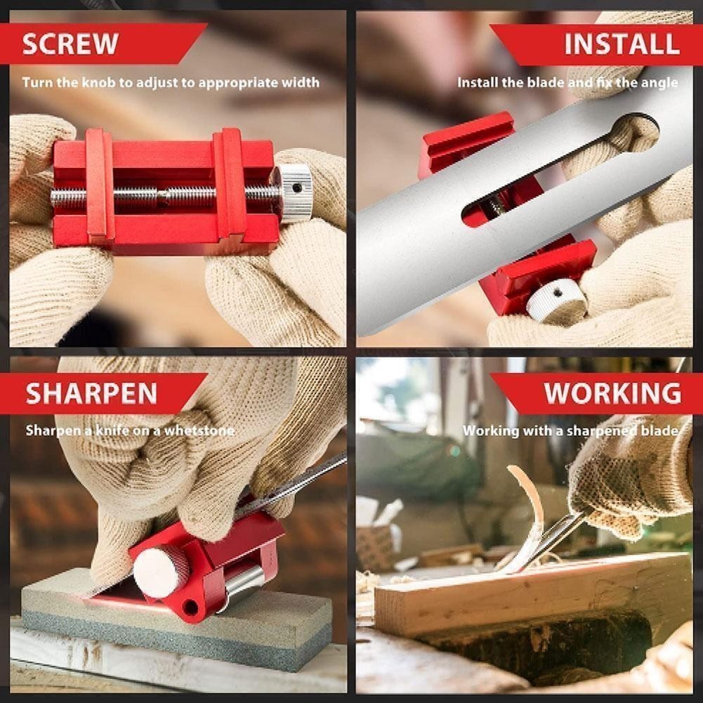 Honing Guide for Chisels and Planes Metal for Woodworking Plane Sharpening