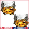 2pcs Glass Whiskey Glasses Japanese Crystal Whisky Glass Heavy Thick Bottom